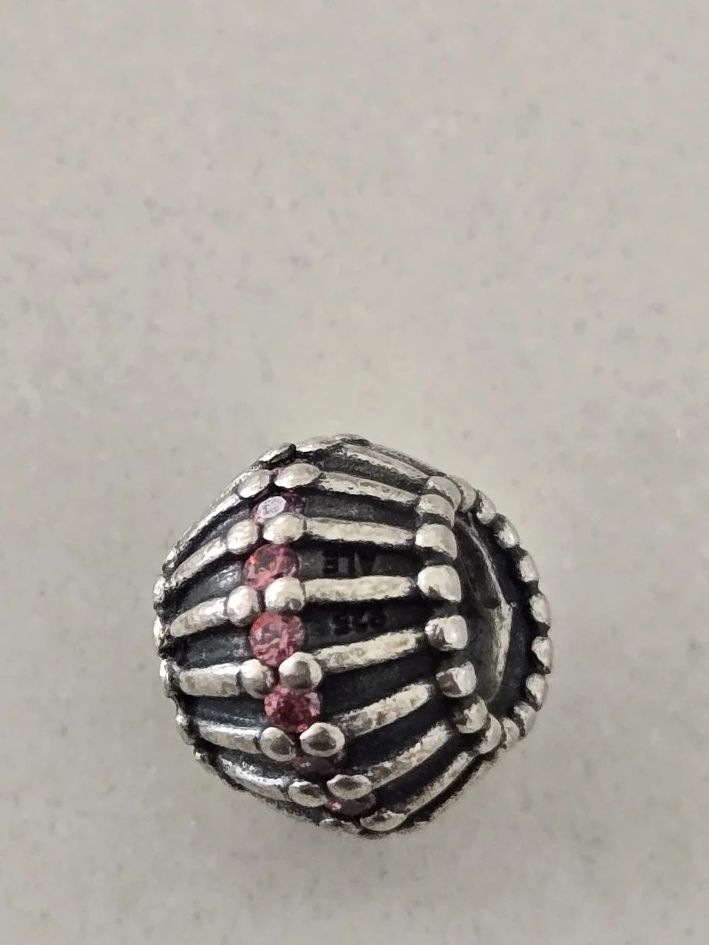 Pandora Pink Cubic Circonias Retired Charm